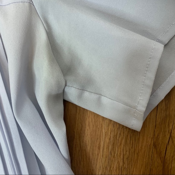 French Connection Short Sleeve Micro Pleated Top - Picture 4 of 10